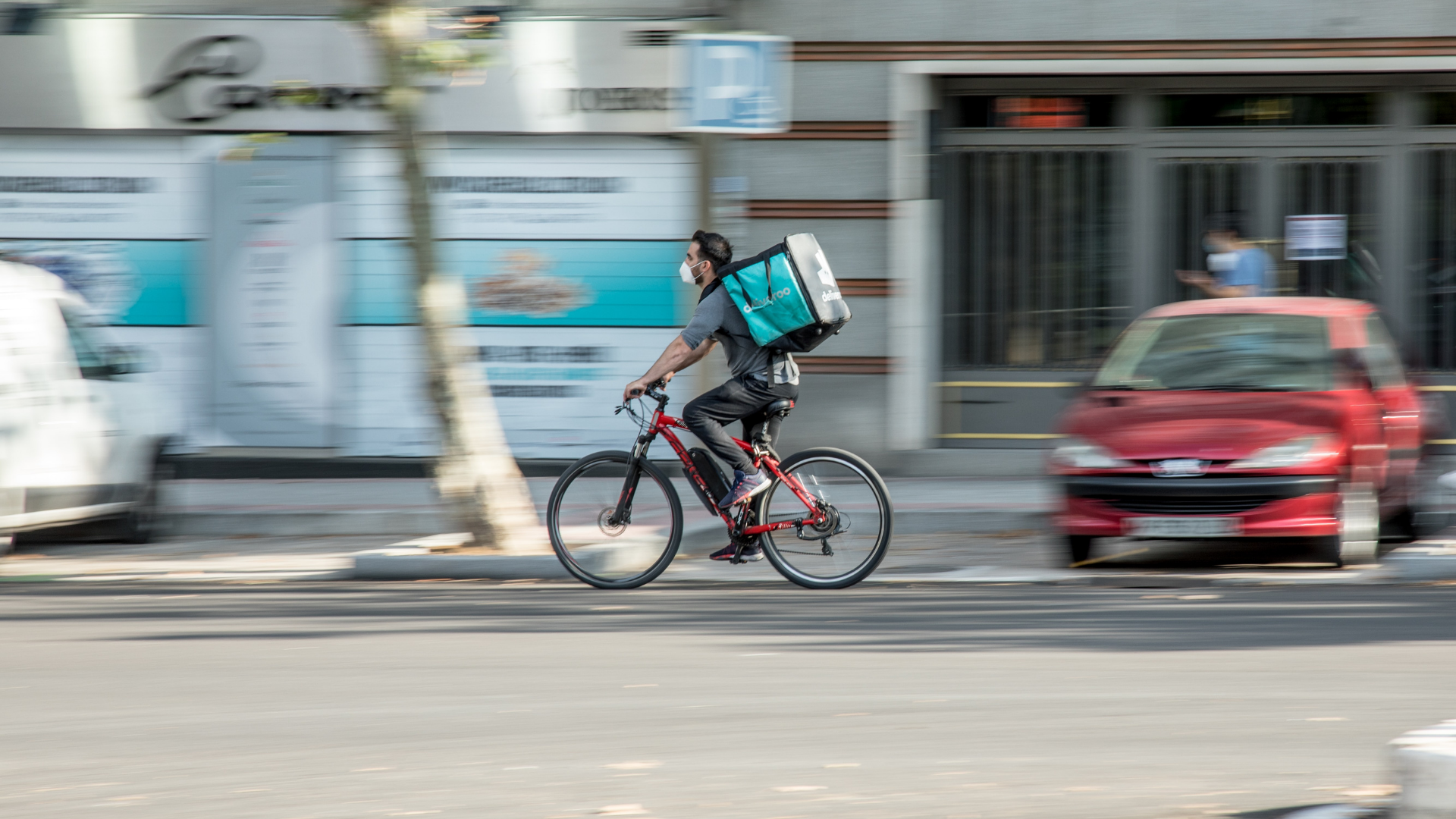 entrega por bicicleta como forma de preservação ambiental